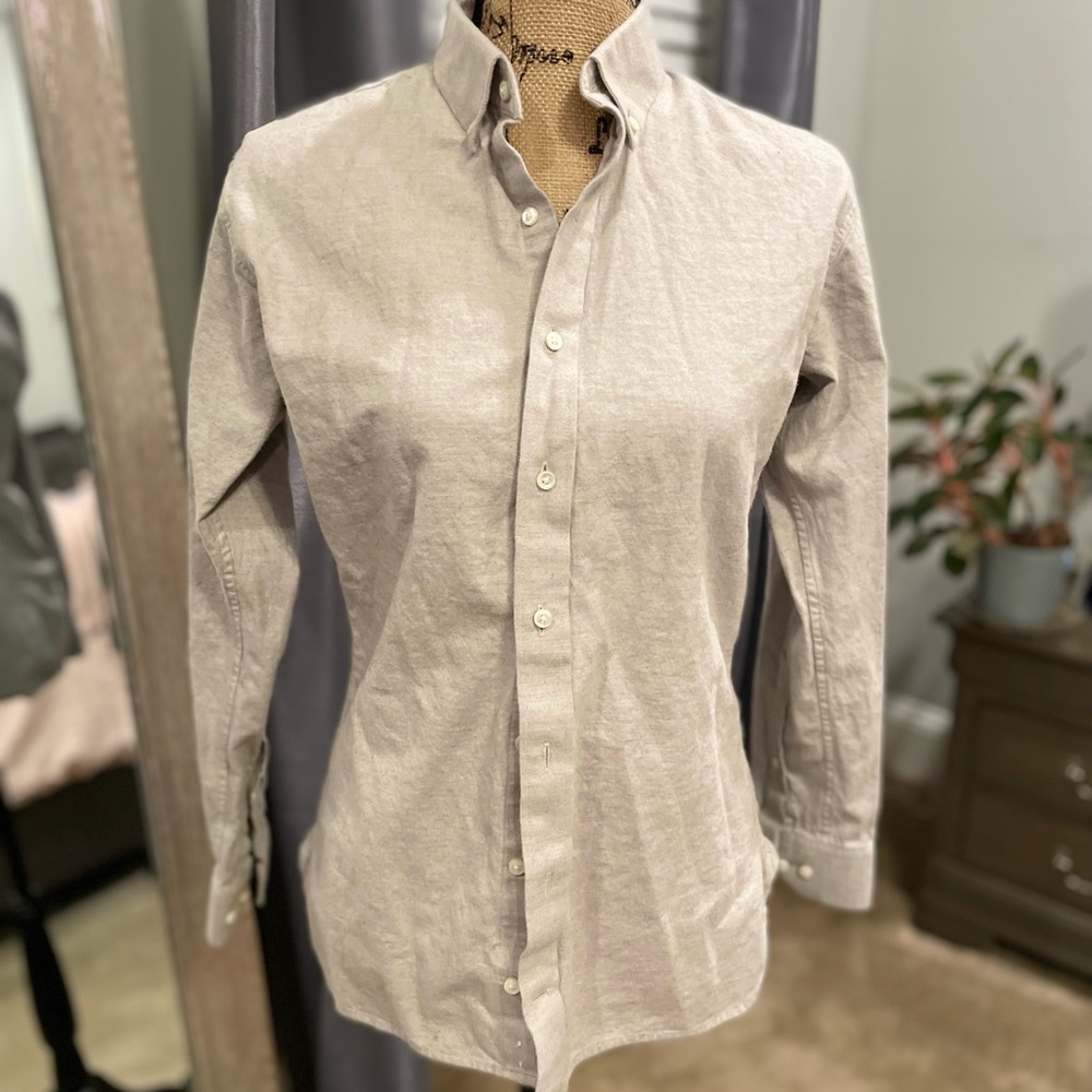 Alton Lane heavy cotton button down shirt